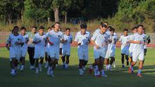 Latihan Timnas Indonesia U-22 Jelang laga kontra Filipina di Grup C SEA Games 2025. (Bola.com/Bagaskara Lazuardi)