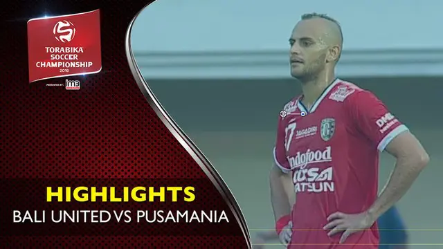 Video highlights Torabika Soccer Championship 2016 antara Bali United vs Pusamania Borneo FC yang berakhir dengan skor 1-1 di Stadion Kapten I Wayan Dipta, Gianyar pada hari Minggu (1/5/2016).