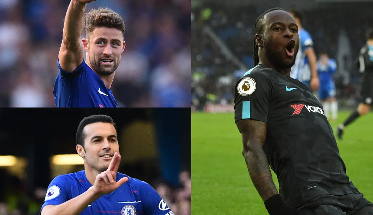 Chelsea masih berada di posisi keempat, namun penampilan Chelsea kerap tidak stabil. Perubahan skuat harus dilakukan Chelsea untuk bersaing di empat besar Premier League enam bulan kedepan dengan menjual beberapa pemain terntunya, (Kolase Foto AFP)