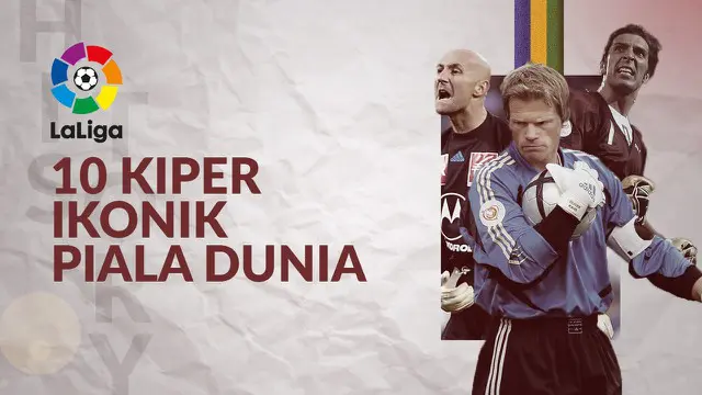 MOTION GRAFIS: Gianluigi Buffon dan 9 Kiper Ikonik Piala Dunia Lainnya