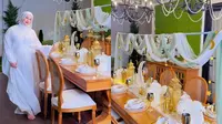 Intip Potret Ruang Makan di Rumah Tasyi Athasyia Selama Ramadan, Inspirasi Desain ala Timur Tengah