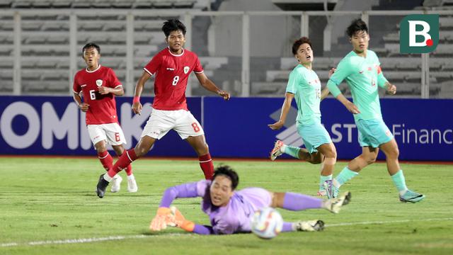 Laga Persahabatan Antara Timnas Indonesia U-20 Vs Timnas China U-20