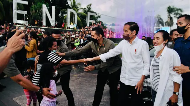 Presiden Jokowi Berkunjung ke Ende