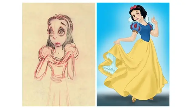 5 Potret Konsep Asli Gambar Disney Ini Ternyata Hanya dari Sketsa Sederhana