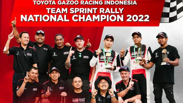 TGRI sukses meraih Juara Nasional Sprint Rally pada tahun pertamanya