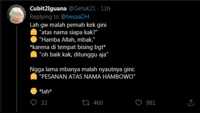 Kocak, 7 Curhat Netizen Saat Salah Dipanggil Nama