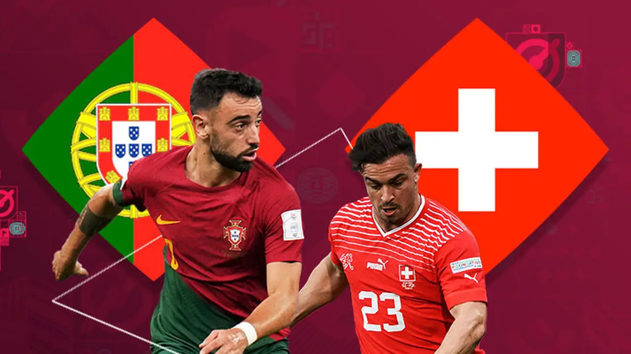 Piala Dunia - Portugal Vs Swiss - Bruno Fernandes Vs Xherdan Shaqiri