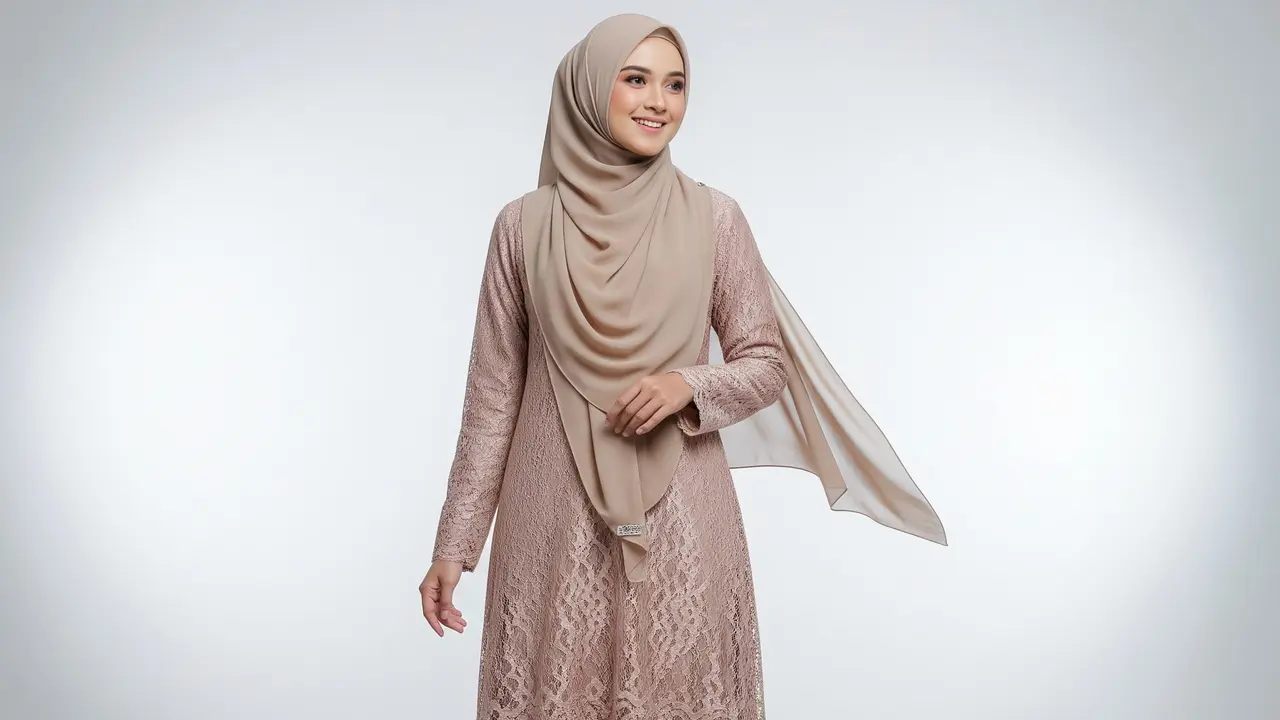 Model Gamis Brokat Terbaru 2026