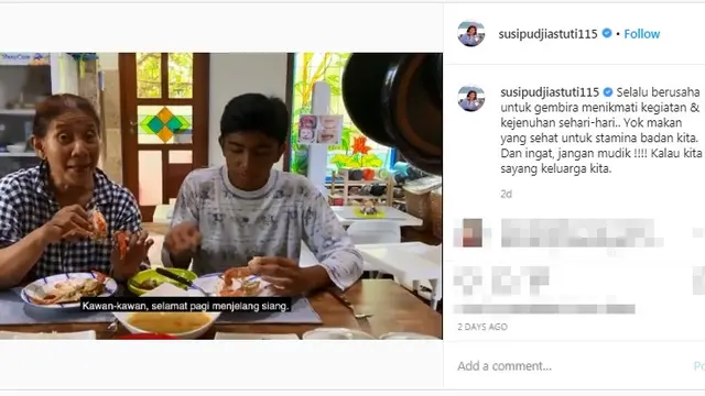Susi Pudjiastuti dan Armand Hilmansyah
