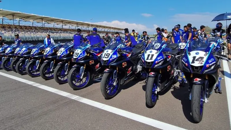 Ban Anyar IRC Bikin Pede Pembalap di Yamaha Sunday Race 2024 (Arief A/Liputan6.com)