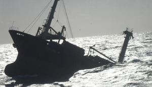 Ilustrasi kapal tenggelam (AFP Photo)