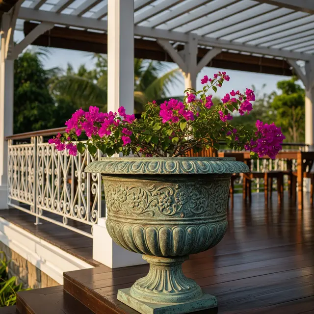 Model Pot Bunga untuk Teras Rumah