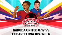 Live Streaming Garuda United U-17 Vs Barcelona Juvenil A di Vidio. (Sumber: dok. vidio.com)