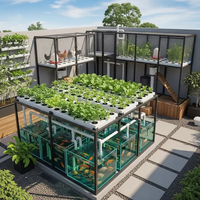 Ide Kebun Mini dan Ternak Ayam di Rooftop Rumah yang Anti Bau