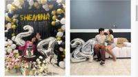 Shenina Cinnamon ultah ke-24, Angga Yunanda beri kejutan romantis (Foto: Instagram @angga)