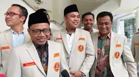 Pengurus PP Muhammadiyah yang baru usai bertemu Wapres Jusuf Kalla. (Merdeka.com/Intan Umbari Prihatin)