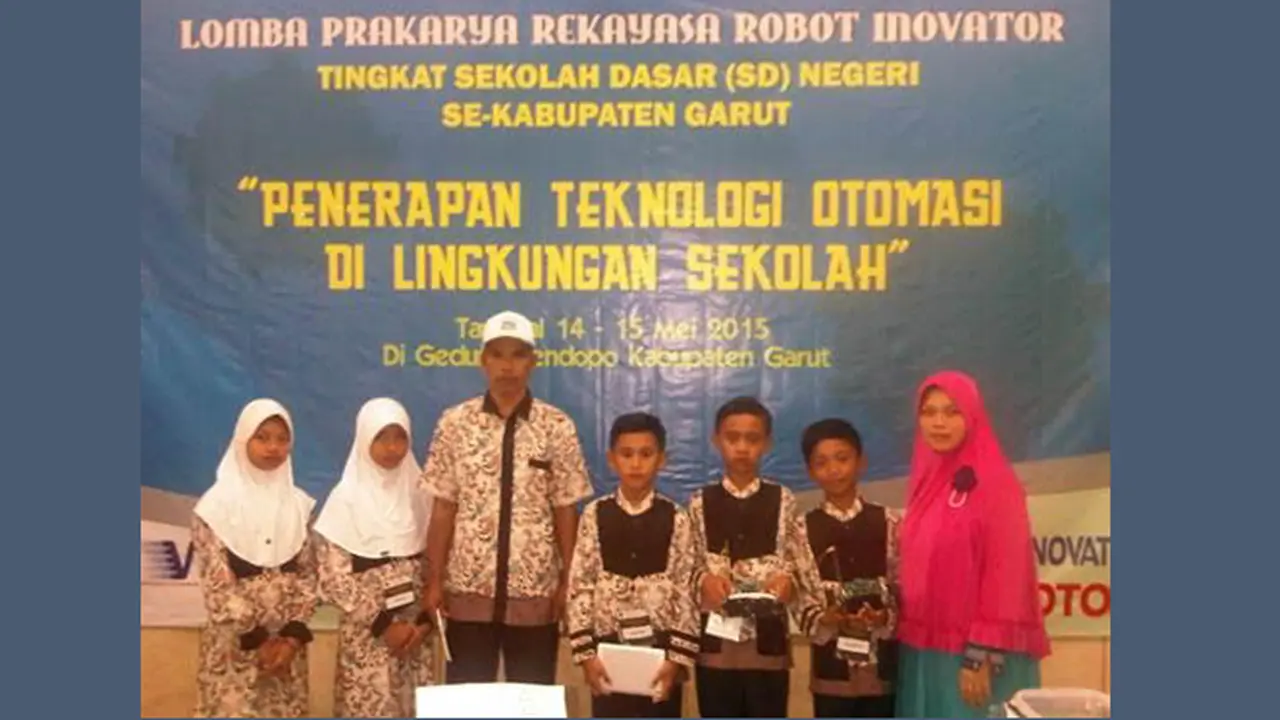 Siswa SDN Jatisari 02 Cisompet Berhasil Ciptakan Robot