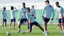 Tim Matador menjadi salah satu tim yang ditunggu aksinya di Euro 2024 berkat performa apik mereka sepanjang babak kualifikasi. (LLUIS GENE / AFP)