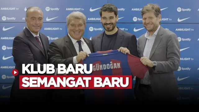 Berita Video, pada acara perkenalan bersama Barcelona, Ilkay Gundogan membagikan  pengalaman barunya bergabung di klub baru.