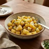 Resep kentang tumis bawang putih yang gurih (AI generated)
