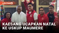 Kaesang Pangarep Temui Uskup Maumere
