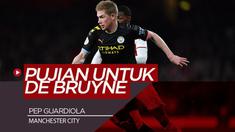 Berita Video Pujian Pep Guardiola Untuk Kevin De Bruyne Usai Manchester City Kalahkan Arsenal