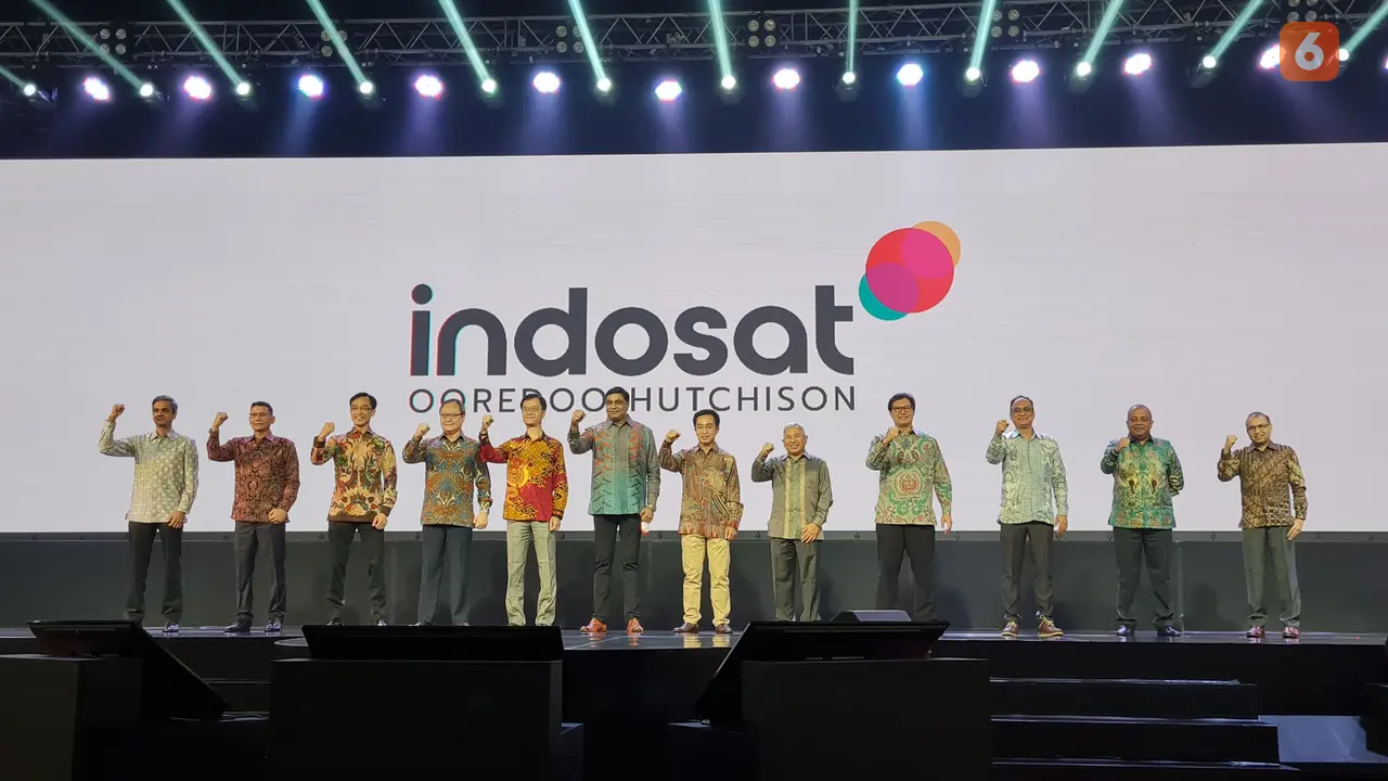 Peresmian merger Indosat Ooredoo Hutchison