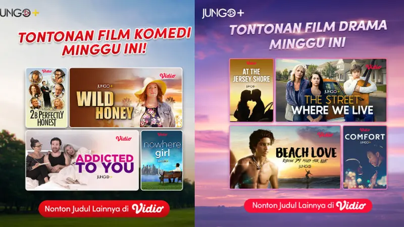 Vidio berkolaborasi dengan Jungo Plus. Dok: Vidio