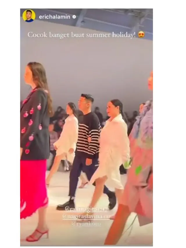 10 Potret Nagita Slavina Rilis Koleksi Baju di JFW 2023, Raffi Ahmad Ikut Mendukung
