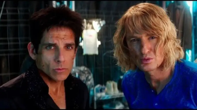 Ben Stiller dan Owen Wilson di Zoolander 2. foto: telegraph