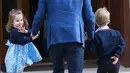 Saat ini Pangeran George bersekolah di Thomas's of Battersea dan Charlotte di Willcock's Nursery School. (DAVID HARTLEYREXSHUTTERSTOCK/HollywoodLife)