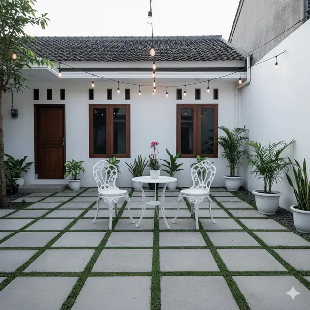 7 Halaman Belakang Rumah Kecil Tapi Estetik untuk Spot Foto Instagramable, Cocok Buat Nongkrong Santai di Rumah