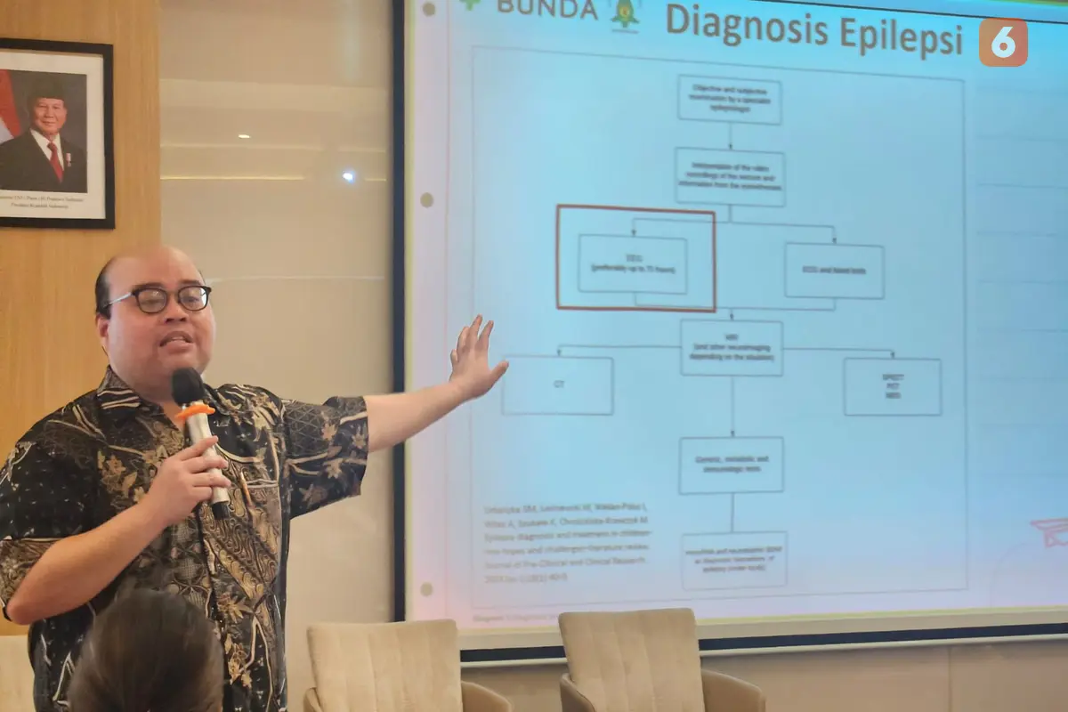 Dokter Spesialis Anak Konsultan Neurologi Anak RSIA Bunda Jakarta, Dr. dr. Achmad Rafli, Sp.A, Subsp. Neuro(K), FICNA, (Foto: Liputan6.com/Aditya Eka Prawira)