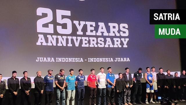 Berita video acara ulang tahun klub basket, Satria Muda, ke-25 dan pemutaran film dokumenter tentang tim dengan tradisi juara tersebut.