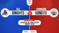 CLS Knights Vs Chongson Kung Fu (Bola.com/Adreanus Titus)