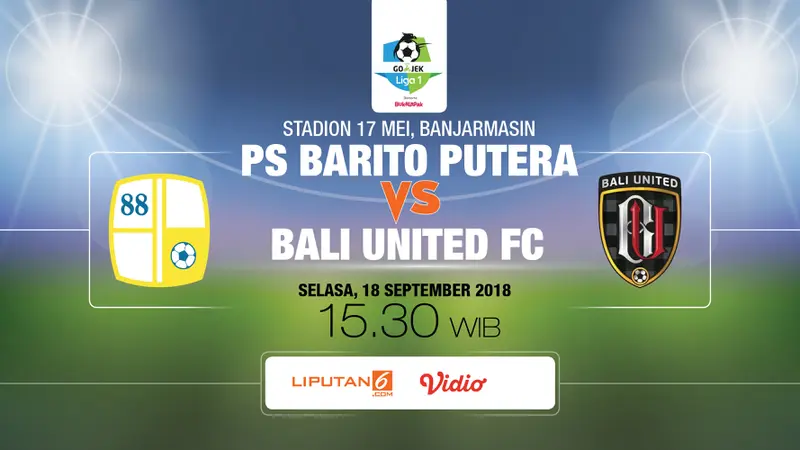 Prediksi PS Barito Putera vs Bali United FC