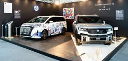 Intip kreasi seni apik di atas mobil yang curi perhatian di gelaran ArtMoments 2026 (Denza)
