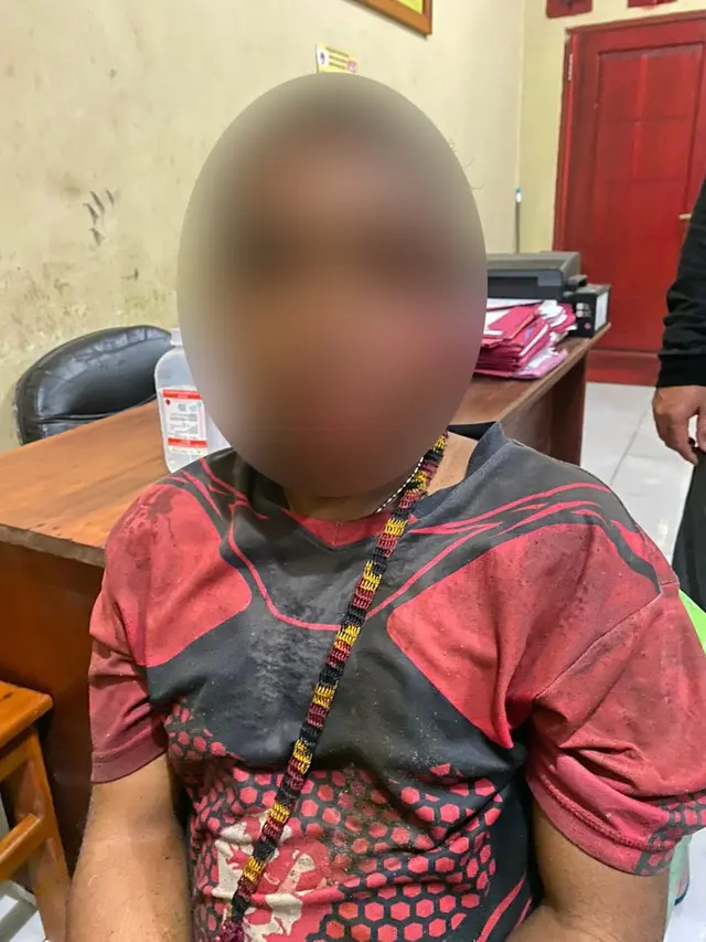 Penampakan Pelaku diduga anggota KKB yang tembaki warga Yahukimo Papua.