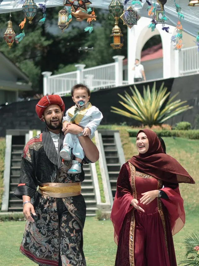 8 Momen Ulang Tahun Baby Air, Anak Irish Bella dan Ammar Zoni Berkonsep Timur Tengah