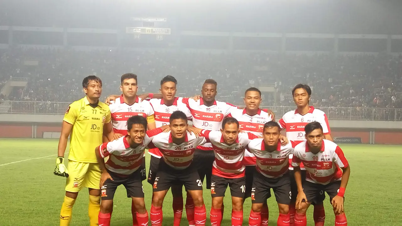 Madura United (Liputan6.com / Switzy Sabandar)