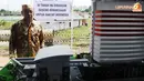 Rencananya, kata Tri gedung baru ini akan dibangun sampai 16 lantai dan dua basement. Nilai proyek sebesar Rp 195 miliar, dibangun selama 18 bulan kalender dimulai hari Senin (9/12/2013). (Liputan6.com/Herman Zakharia)