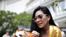 Pengunjung membawa anjingnya dalam festival Dog Does Disco "Pawards" di Central Park Mall, Jakarta, Minggu (28/4/2019). Kegiatan dengan tujuan sebagai tempat bagi para pecinta anjing berkumpul ini dimeriahkan dengan beragam kompetisi untuk peliharaan dan juga talkshow. (Liputan6.com/Faizal Fanani)