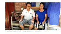 Pasutri disabilitas tuna netra asal Jembrana, Bali kena tipu bisnis investasi pulsa. (Merdeka.com)
