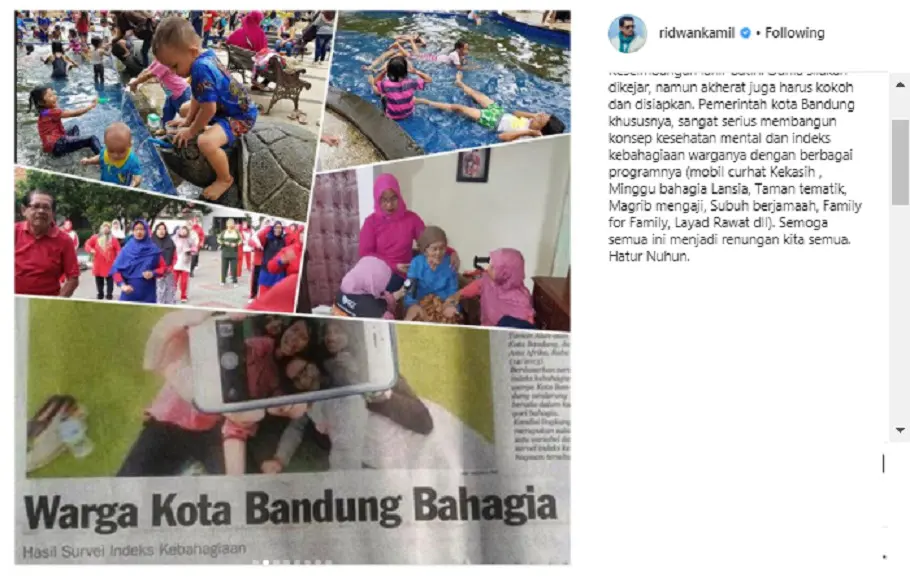 [Foto: Instagram Ridwan Kamil]