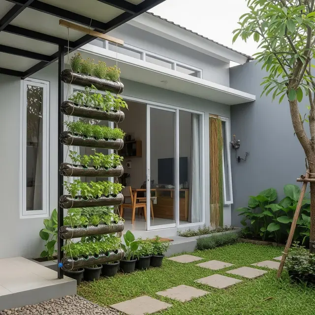 9 Ide Tower Garden dari Pipa PVC dan Botol Plastik, Berkebun Praktis