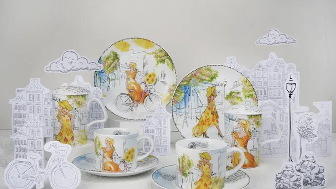 ZEN Tableware The Girls 2 Fashion Atelier Series