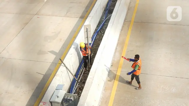 FOTO: Tol Depok - Antasari Seksi II Segera Beroperasi
