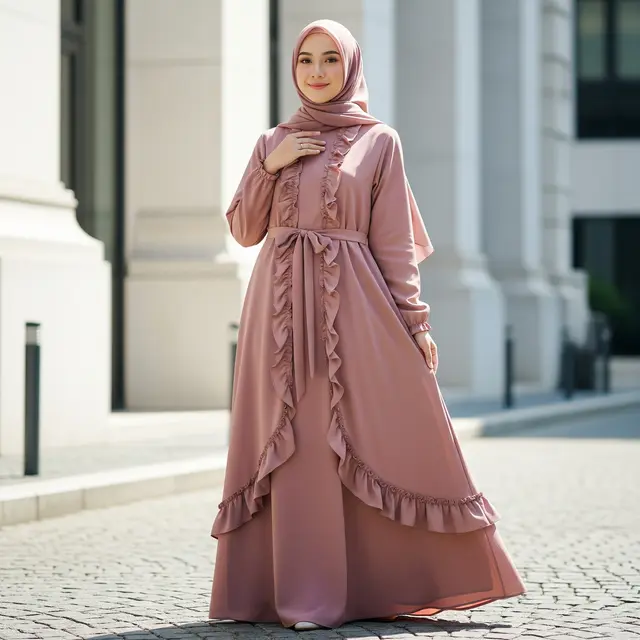 9 Model Gamis Malaysia Terbaru 2025, Tampil Anggun dan Nyaman