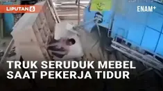 Tidur siang menjadi hal yang paling diinginkan bagi sebagian orang saat lelah bekerja di siang hari. Namun upaya tidur siang seorang pekerja mebel berikut ini terganggu oleh insiden tak terduga. Sebuah truk tiba-tiba meluncur dan menyeruduk bengkel m...