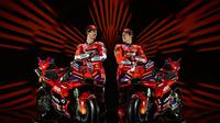 Duet dua pembalap Ducati: Pecco Bagnaia dan Marc Marquez. (X/Ducati)